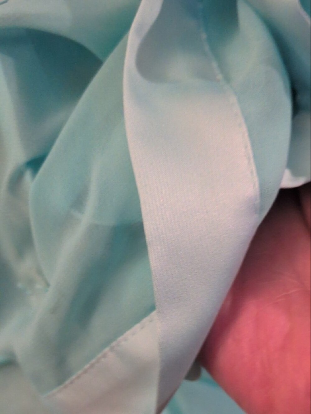 Calvin Klein Light Aqua Scarf - Picture 8 of 8